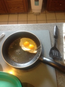 Double yolk, golden treasure!